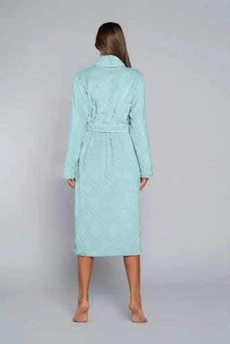 Dámsky flísový župan Morena Italian Fashion - mätový