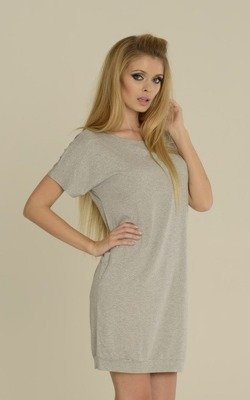 531 Paula Bombka nočná košeľa De Lafense - light melange