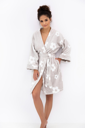 Dámsky župan Melody - mäkký s kimonovým golierom | Sensis