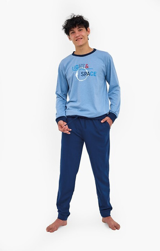 998/57 Cornette F&Y mládežnícke pyžamo - bavlna, dlhý rukáv, nohavice