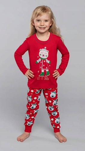 Czoka Dievčenské pyžamo Italian Fashion - červené