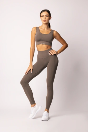 Dámske legíny SPAIO Flex Innergy 2.0 beige - bezšvové, regeneračná podpora