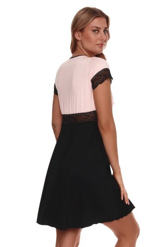 342 Nočná košeľa Lupoline - čierna