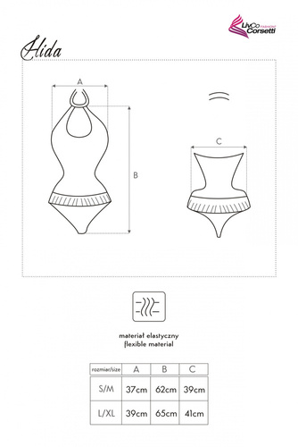 Hida LC 8090 LivCo Corsetti Dámska móda Body