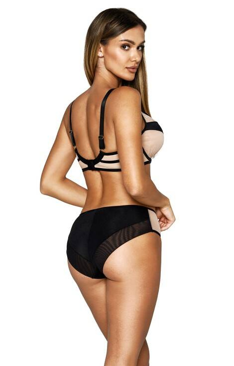 SC-959 Lou II Soft podprsenka Kinga - čierno-béžová