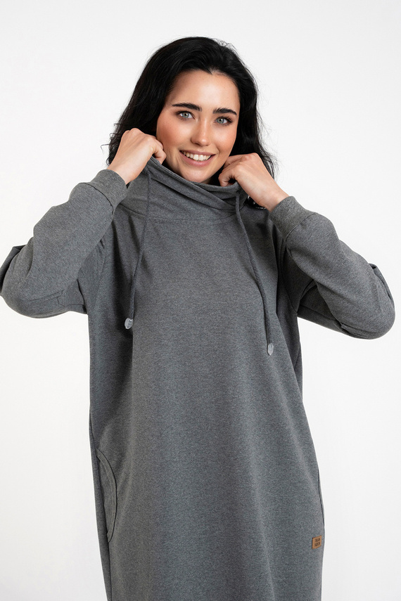 Malmo dámska tunika s dlhým rukávom Talianska móda - ¶r. melange