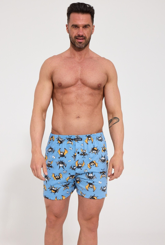 Pánske boxerky Cornette Classic 001/193 Bats Jeans 100 % bavlna voľný strih