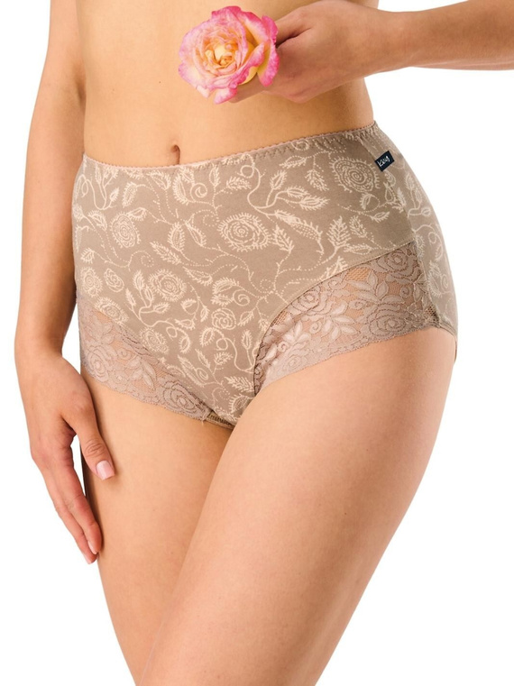 Dámske nohavičky Figi LPF 599 Key béžovo-mokrá maxi bikini – Komfort a elegancia z kvalitnej bavlny