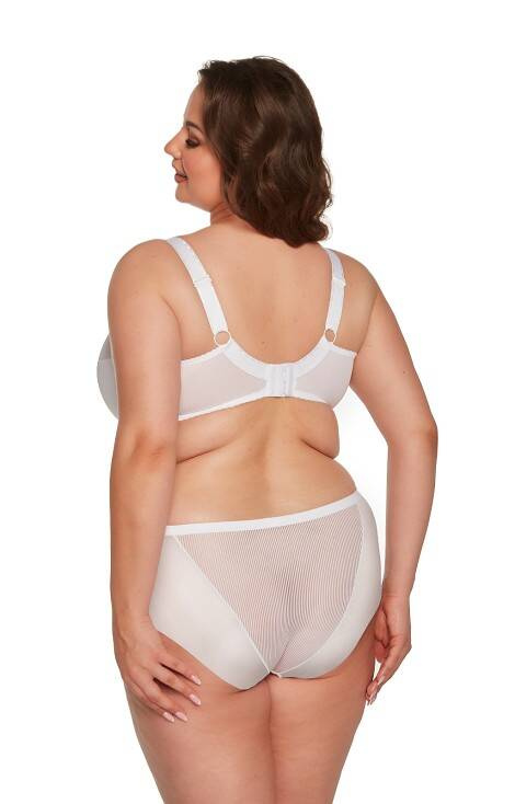 BSM 1058 Polovystužená maxi podprsenka Sonia Gaia - biela