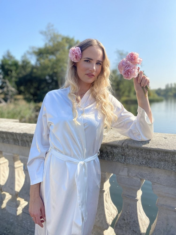 798 Dámsky župan Classic Forex - perleťový