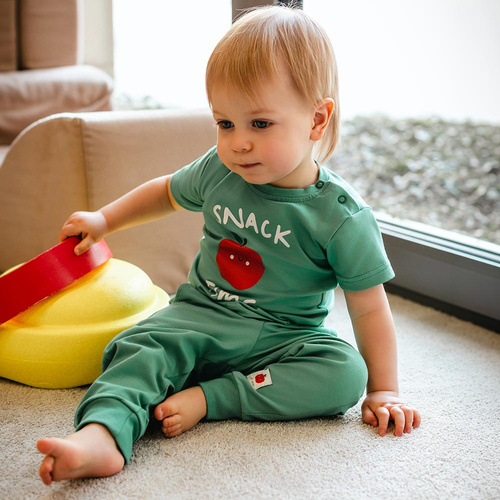 Detské tričko Eevi Snack Time bavlna elastické pohodlné