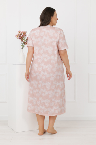 Dámska nočná košeľa Eleni Italian Fashion 100% bavlna, krátky rukáv