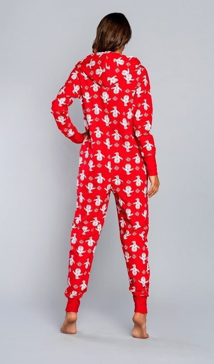 Nana Dámsky dlhý overal Italian Fashion - červený