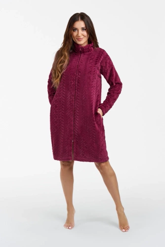 Rena Dámsky župan Italian Fashion - bordový