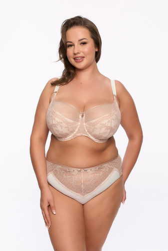 BS 1285 Polovystužená podprsenka Simone Maxi Gaia - ružová