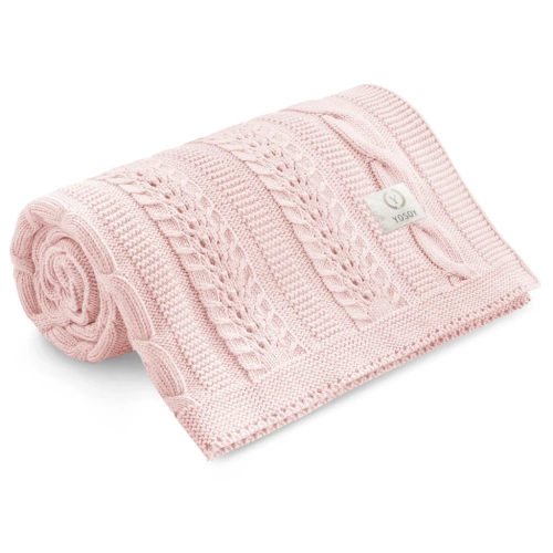 Snová bambusová deka Yosoy light powder pink - mäkká, priedušná, bezpečná pre dieťa