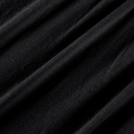 Jersey prestieradlo 4 Eurofirany s gumou bavlna elastan 190 g/m² čierne
