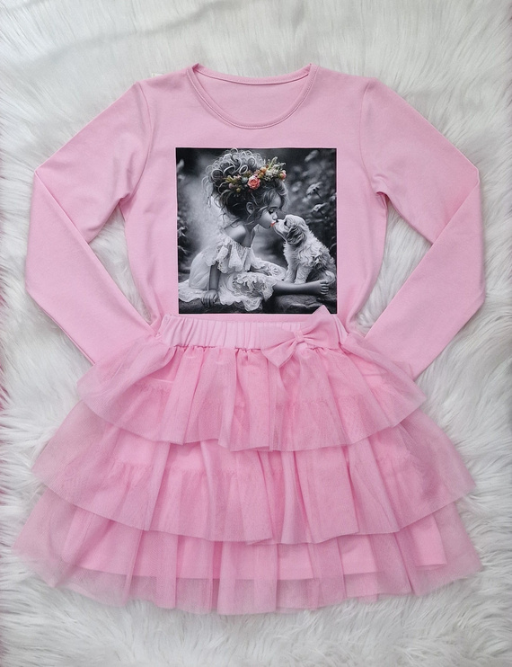 Kiss Baby blúzka Bambarillo pink jersey | Pohodlie a štýl