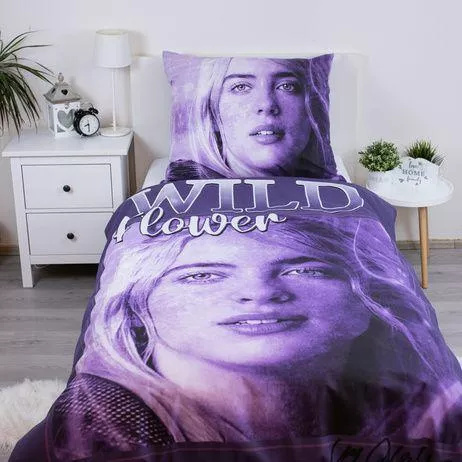 Obliečky Billie Eilish 140x200 bavlna Jerry Fabrics na zips