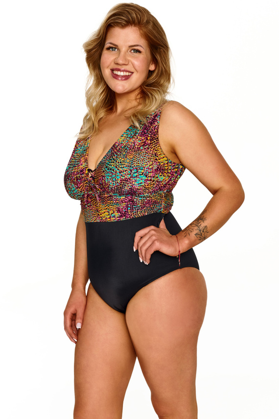 Plavky Lupoline Greta jednodielne modelujúce V výstrih