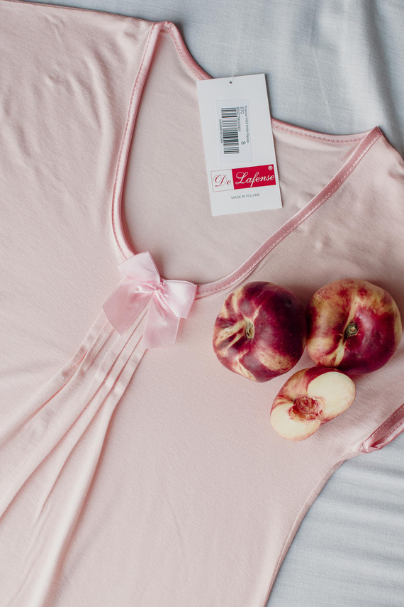 870 Nočná košeľa Visa De Lafense - broskyňová