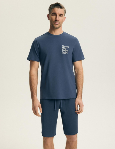 Henderson 44605 Play pánske pyžamo bavlna krátky rukáv šortky