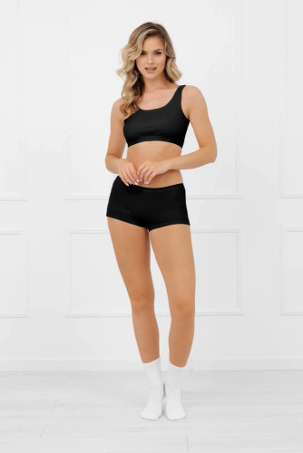 Dámske boxerky Lotte Italian Fashion black - bavlnené, pohodlné a elastické