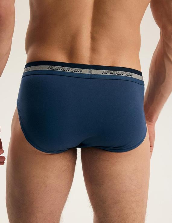 Slipy pánske Henderson Far 45787 2-pak bavlnené sivé a jeans