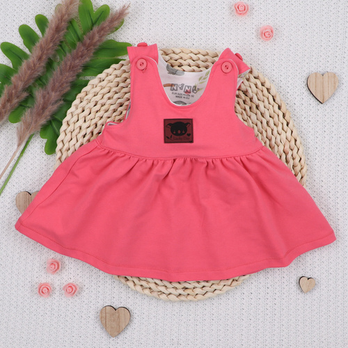 Dojčenské šaty Nini Sweet Koala 95% organická bavlna Poľsko