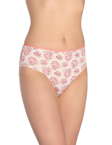 L-122BI-62 Dámske nohavičky Lama 3-pack, bavlna, klasický strih šedá ecru bordová