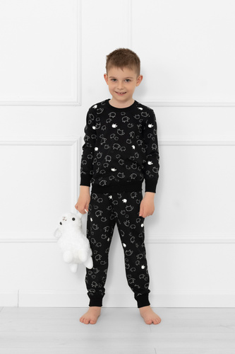 Detské pyžamo Wito - MEGA SOFT bavlna, ovčia koža, dlhý rukáv a nohavice Talianska móda