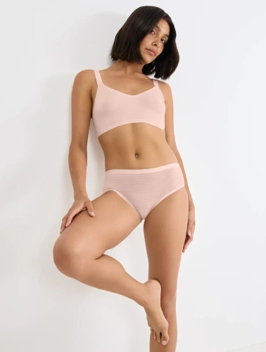 Nohavičky sloggi ZERO Feel Air Hipster bezšvové cherry pink