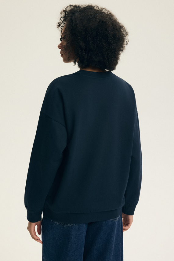 Dámska mikina Dessie Henderson z bavlny, jemne zateplená, s potlačou