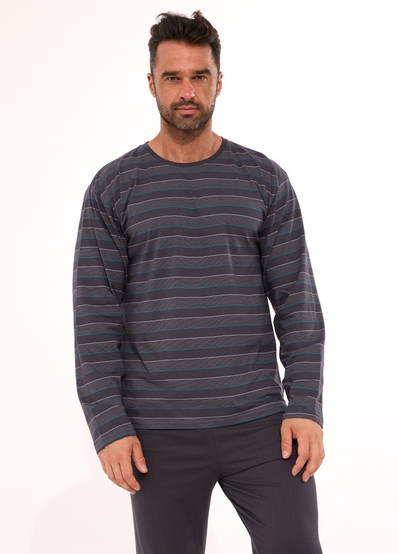 138/57 Cornette Rôzne pánske pyžamo | Bavlna, pruhy, dlhý rukáv, balené