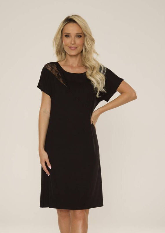 737 Velar Forex nočná košeľa - čierna