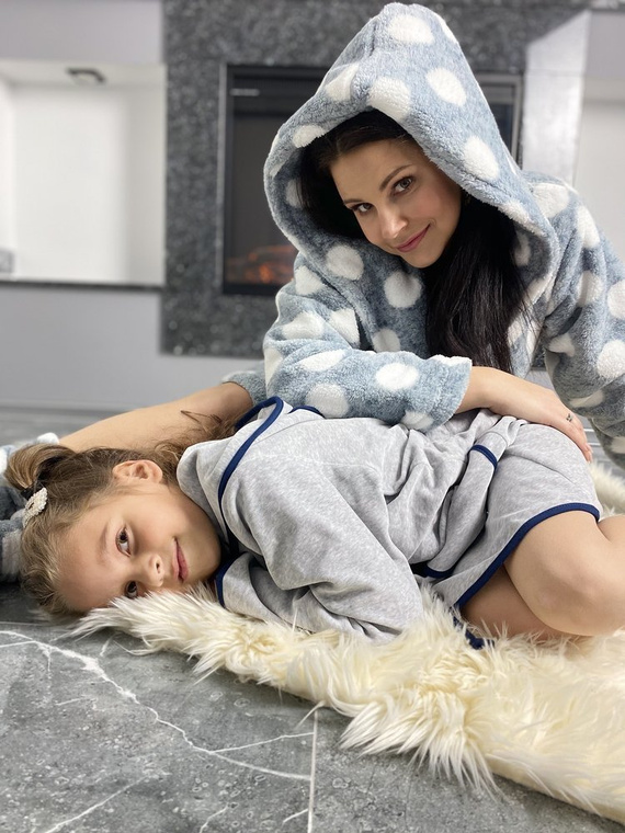 374 / 375 Detský župan Desiree - sivý