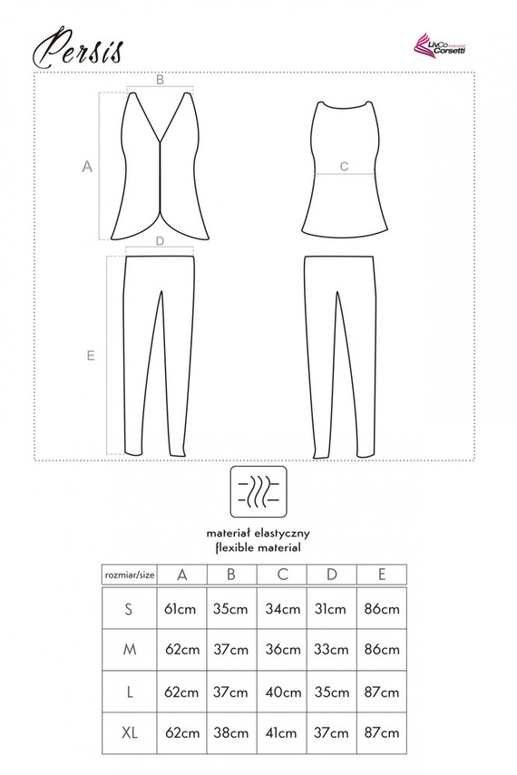 Persis LC 90042-1 LivCo Corsetti Fashion Dámske pyžamo