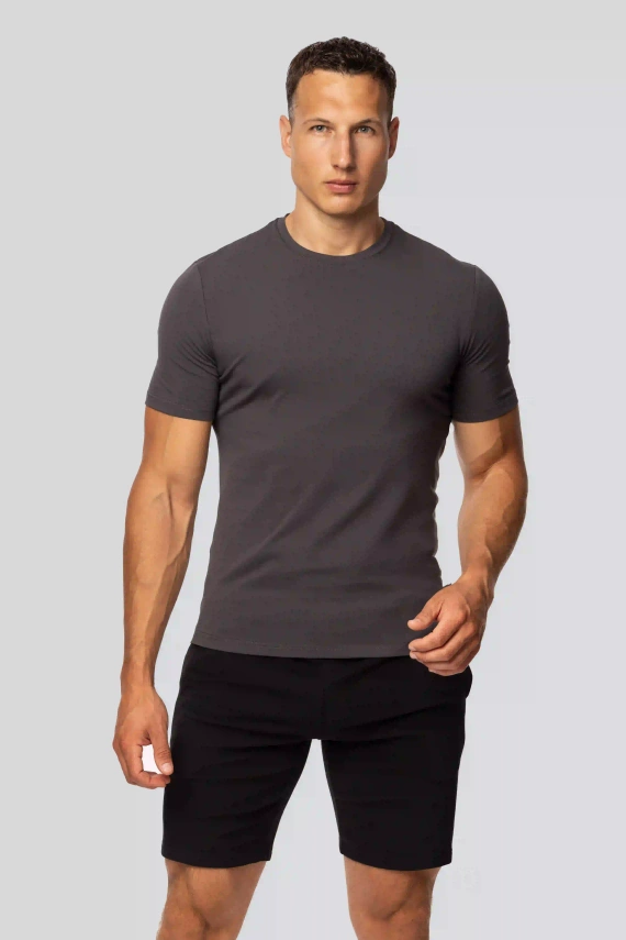 Pánske bavlnené tričko Urban graphite- Klasický strih, vysoká kvalita, flexibilita, celodenné pohodlie