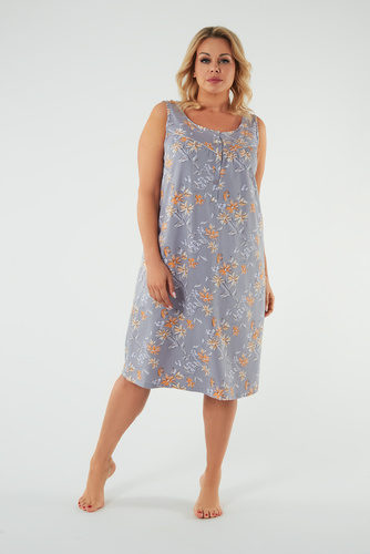 Nočná košeľa Nidri so širokými ramienkami Talianska móda - potlač