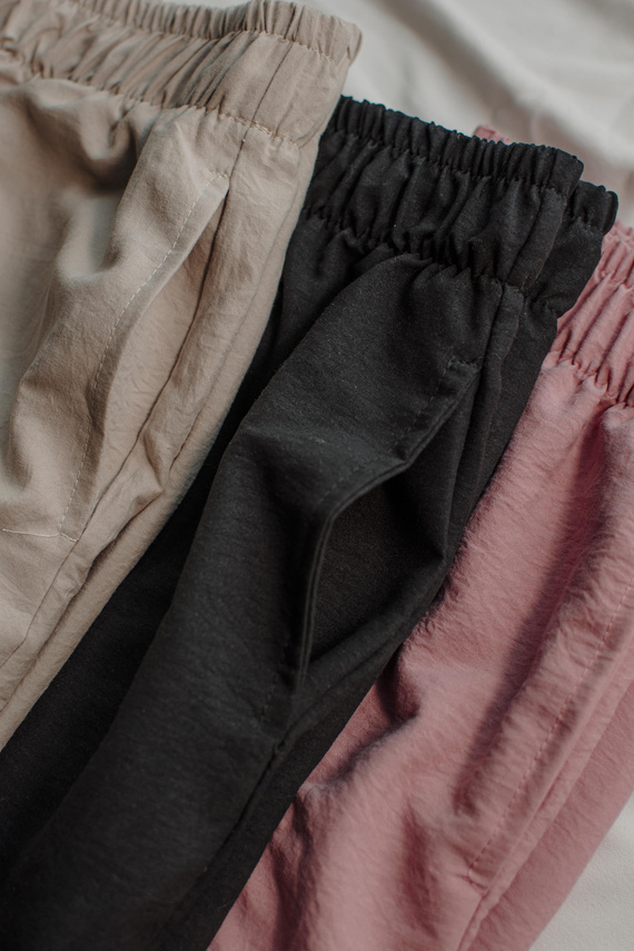 Maeve 875 De Lafense dámske pyžamové nohavice - dlhé, hladké, s vreckami - čierne