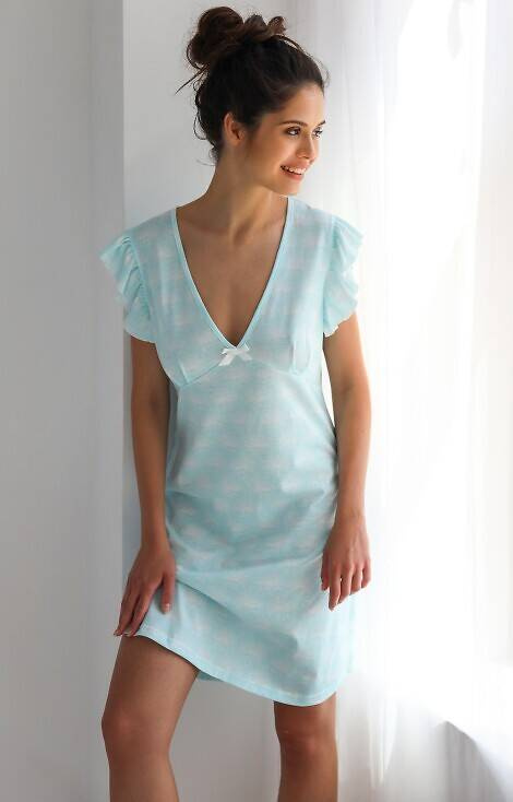 Nočná košeľa Sensis Greta - mätová