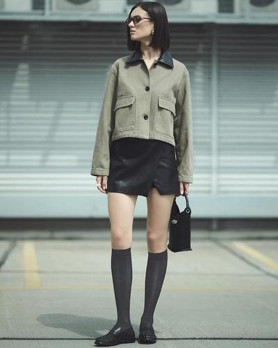 Podkolienky Gabriella Visa 608 - čierne, 40 den, netlačiaci lem