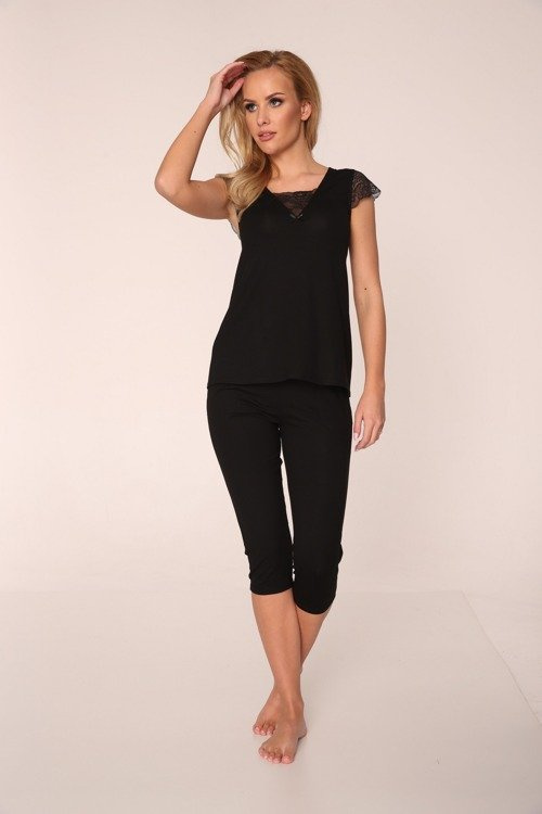 341 Fanny Dámske pyžamo Forex - čierne