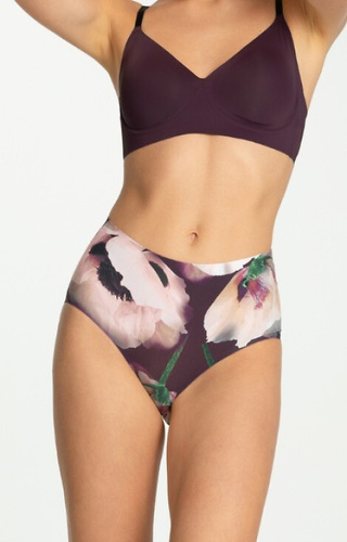 Velvet Bloom Simple Maxi Women's Figs od Julimex - kvetinový vzor, bez švov