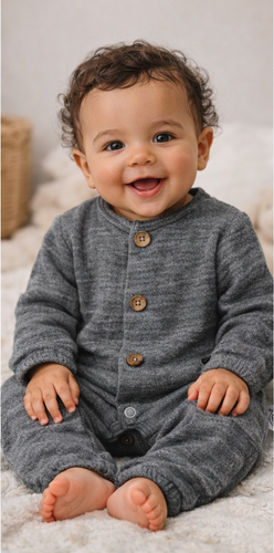 Len mušelínové pyžamo 02235BSN Makoma navy - ľahké, priedušné, 100% bavlna