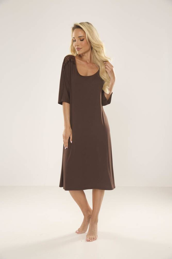 616 Ramona Forex nočná košeľa - hnedá