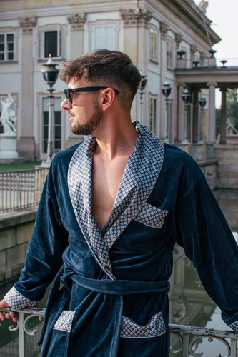 772 Bonjour pánsky župan forex - tmavomodrý