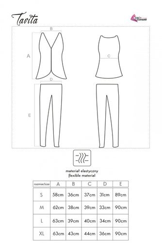 Tavita LC 90042 Dámske pyžamo LivCo Corsetti Fashion