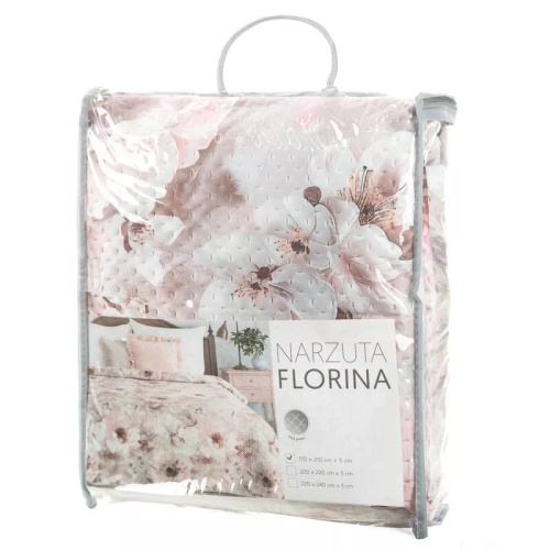 Narzuta Florina Eurofirany pudrová dekoratívna 100 % polyester elegantná