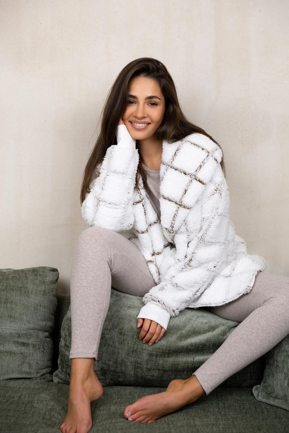 Sensis Delphine Cardigan - bielo-pruhovaný